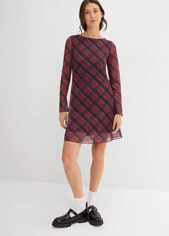 Miniabito in mesh fine, bonprix