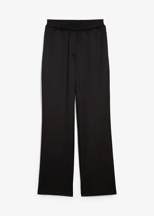 Pantaloni da jogging in tessuto effetto neoprene, bonprix
