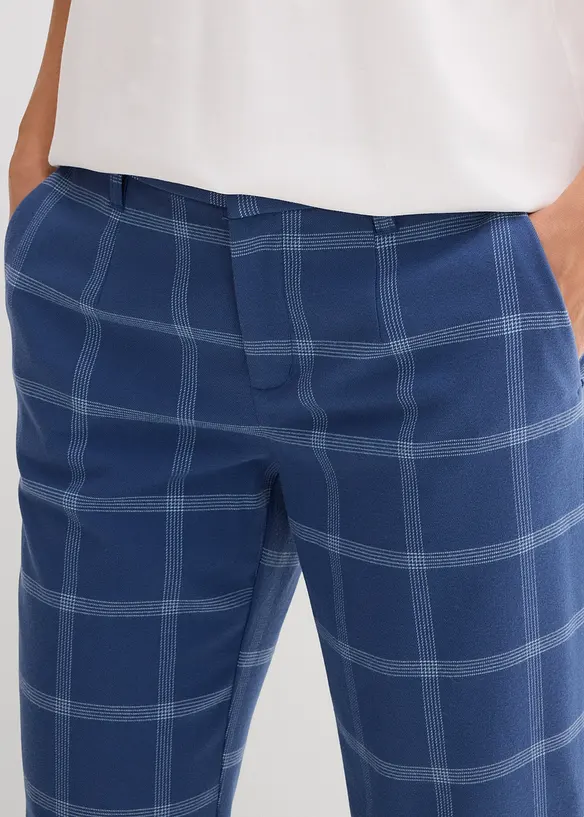 Pantaloni chino a quadri, bonprix