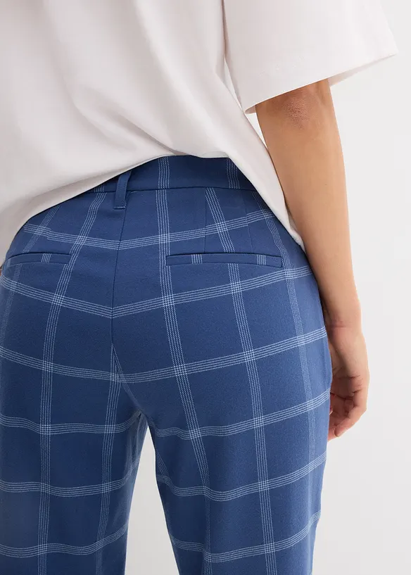 Pantaloni chino a quadri, bonprix