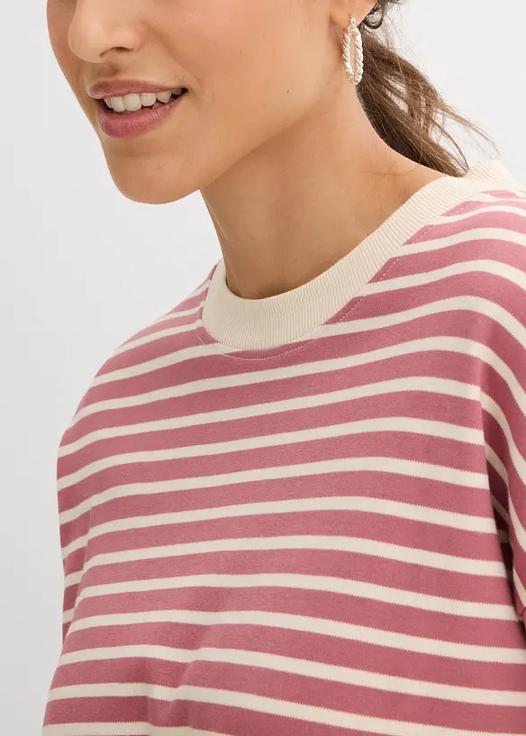 Maglia a maniche lunghe in cotone pesante, bonprix