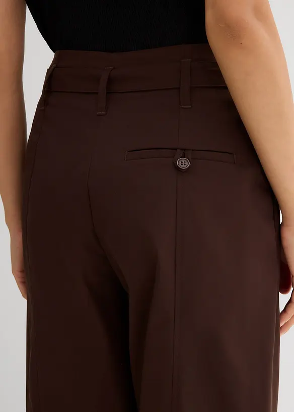 Pantaloni con piega cucita, bonprix