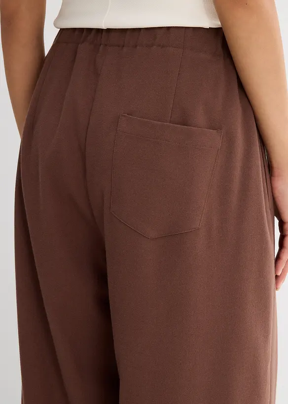 Pantaloni in misto viscosa con dettagli funzionali, bonprix