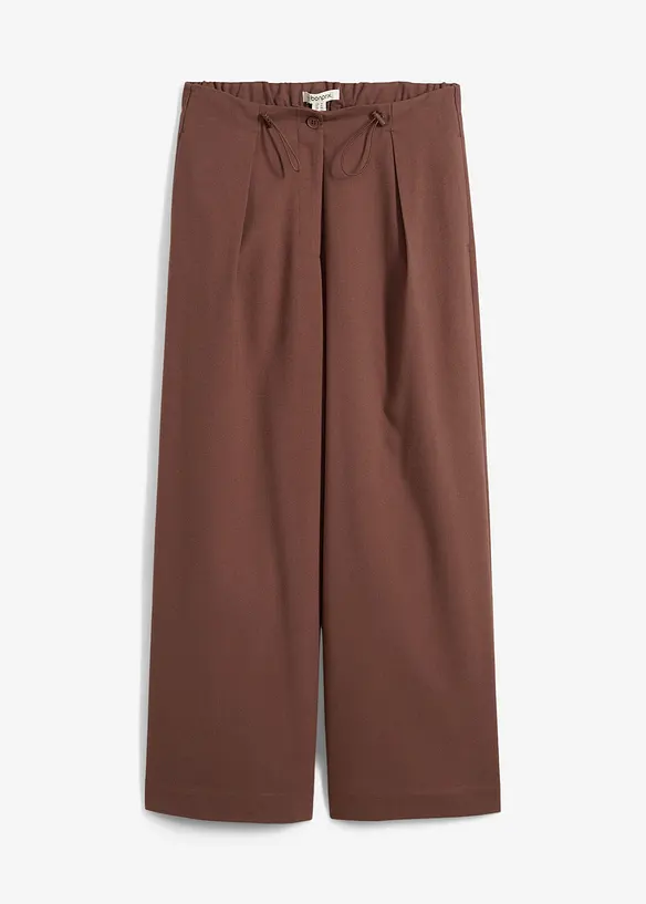 Pantaloni in misto viscosa con dettagli funzionali, bonprix