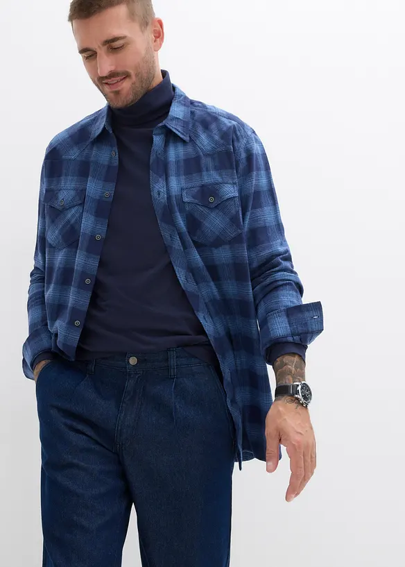 Jeans con pinces loose fit, straight, bonprix