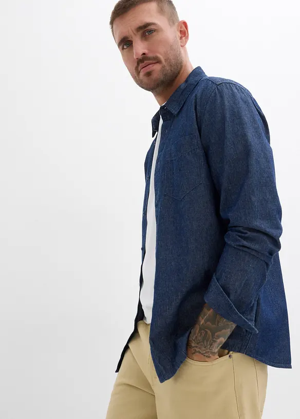 Camicia in jeans, bonprix