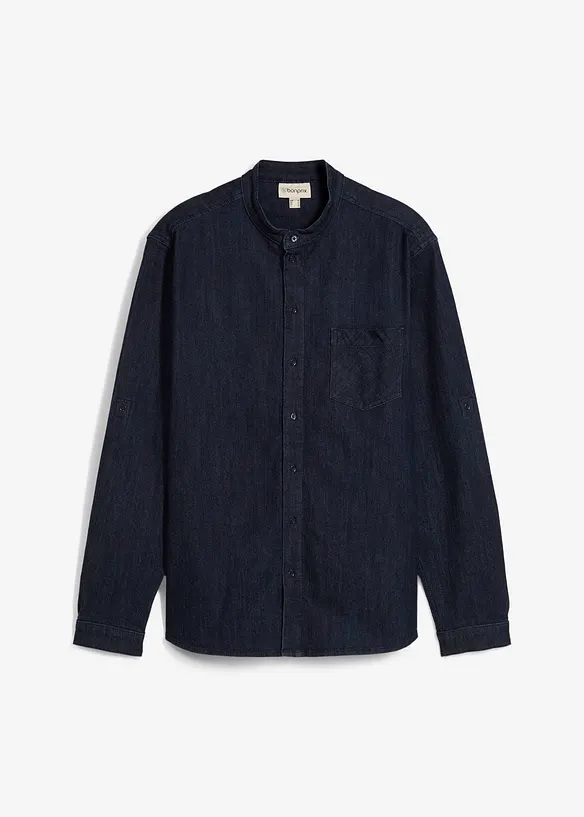Camicia in jeans, slim fit, bonprix
