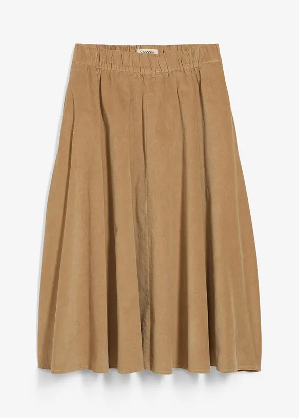 Gonna in velluto misto cotone, bonprix