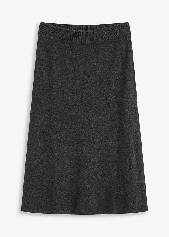 Gonna di maglia svasata, bonprix