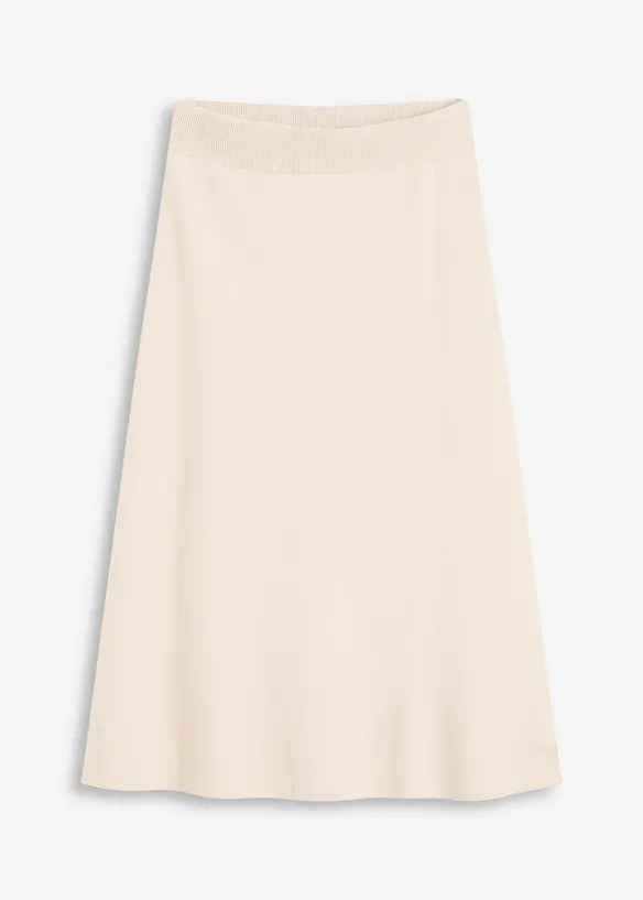 Gonna di maglia svasata, bonprix