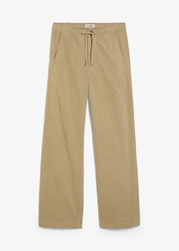 Pantaloni in velluto di misto cotone, bonprix