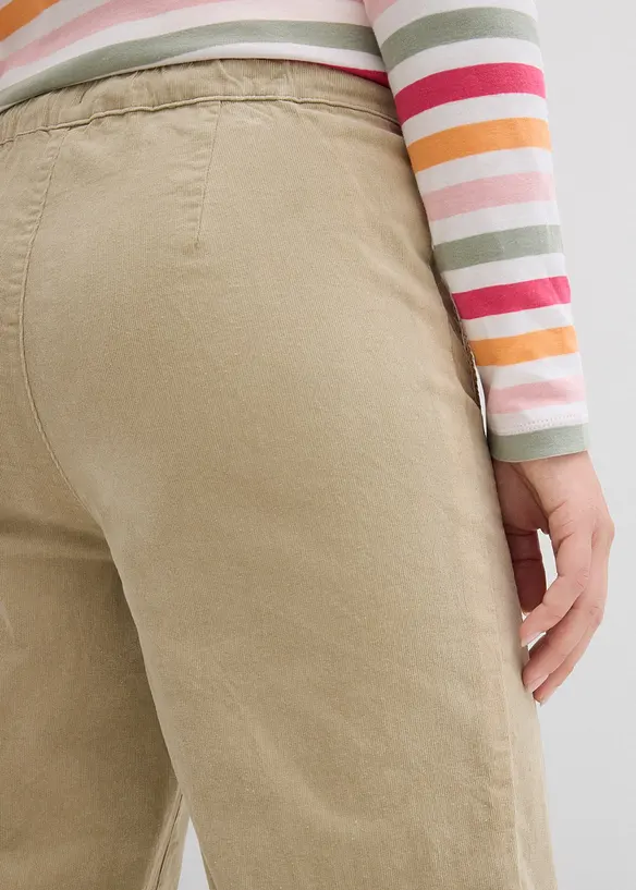 Pantaloni in velluto di misto cotone, bonprix