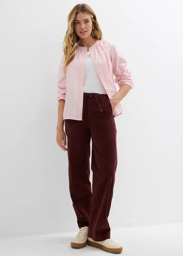 Pantaloni in velluto di misto cotone, bonprix