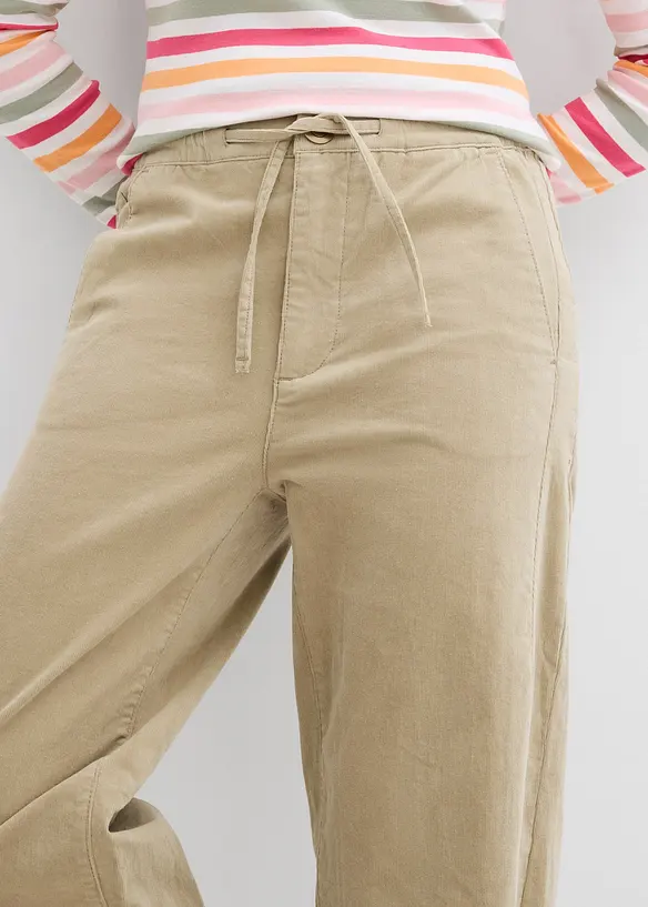 Pantaloni in velluto di misto cotone, bonprix