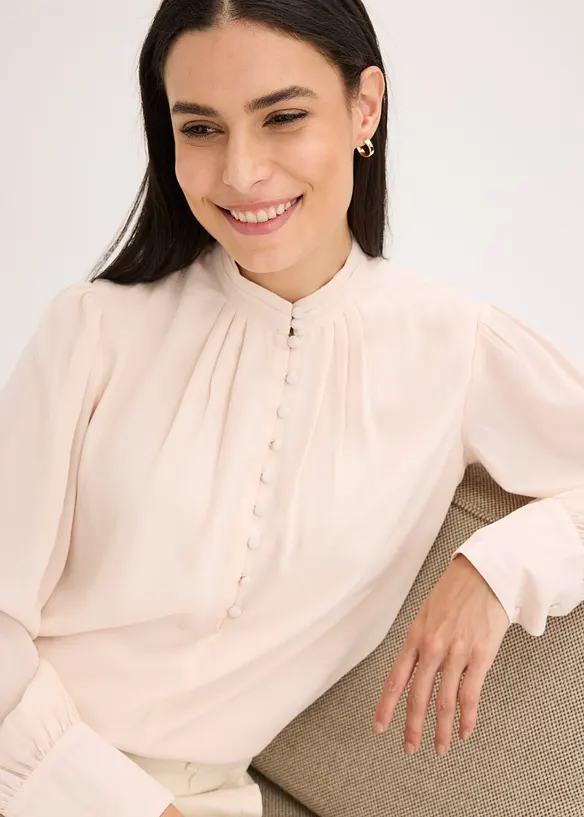 Blusa in chiffon, bonprix