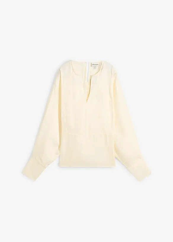 Blusa leggermente lucida in misto viscosa, bonprix