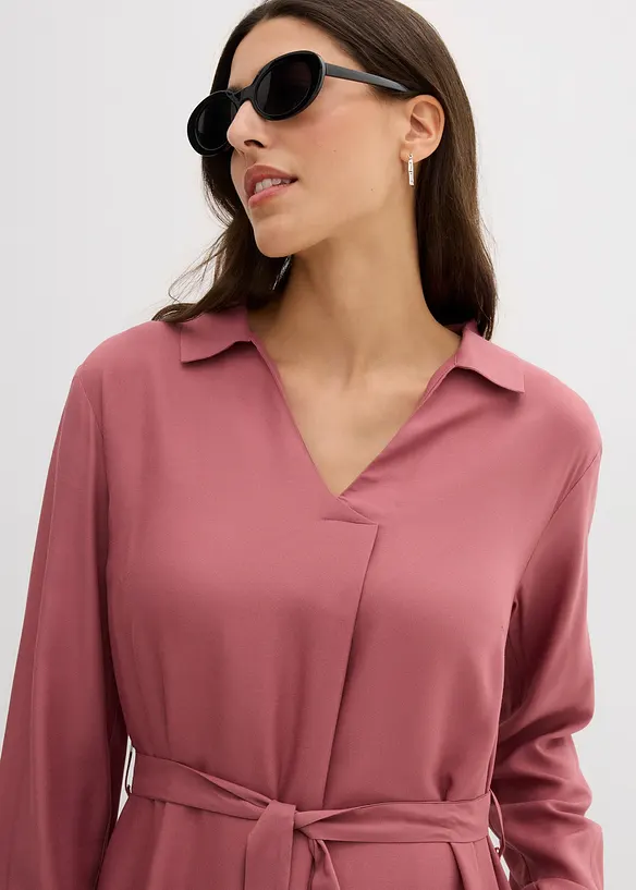 Abito midi in viscosa fluente, bonprix