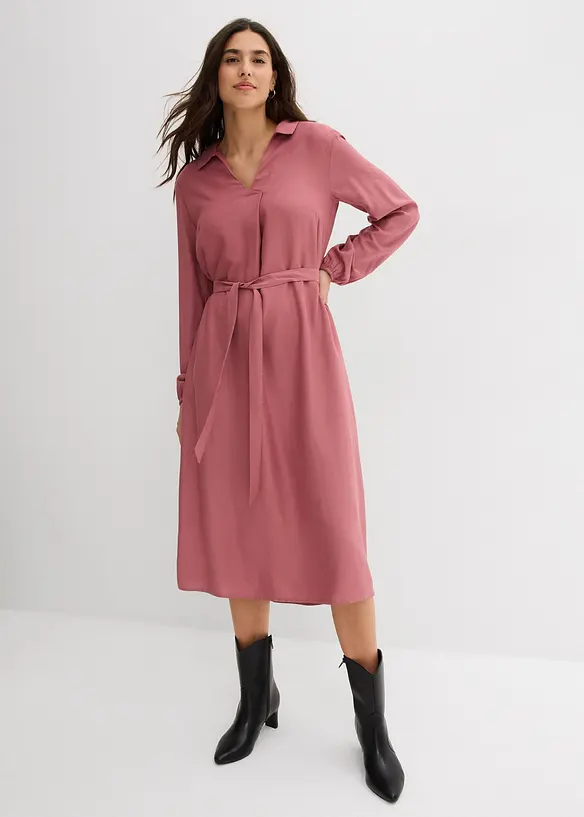 Abito midi in viscosa fluente, bonprix