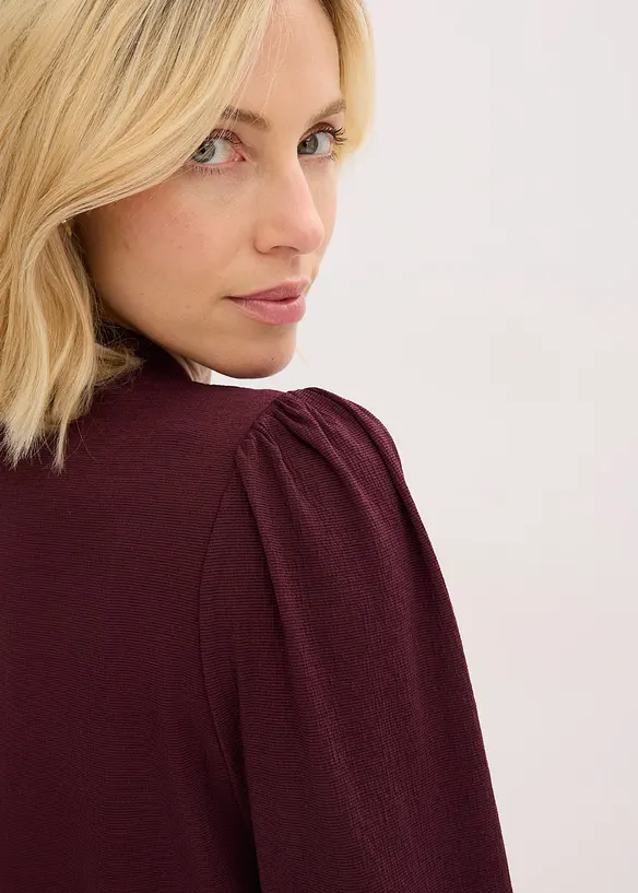 Maglia strutturata con fiocco staccabile, bonprix