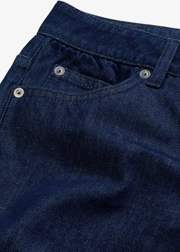 Jeans straight, vita media, bonprix