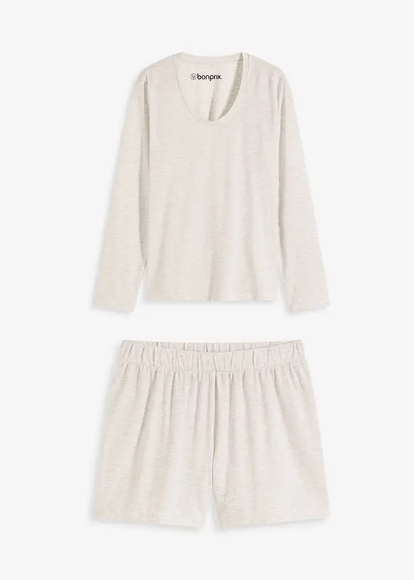 Pigiama estivo loungewear in materiale morbido leggero, bonprix