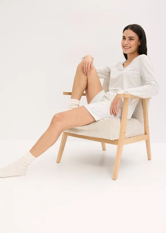 Pigiama estivo loungewear in materiale morbido leggero, bonprix