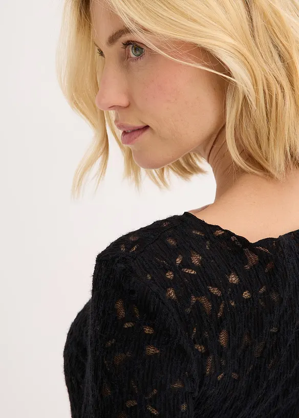 Body in pizzo soffice, bonprix
