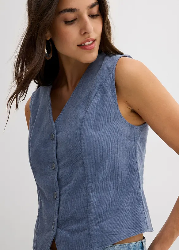 Gilet in velluto, bonprix