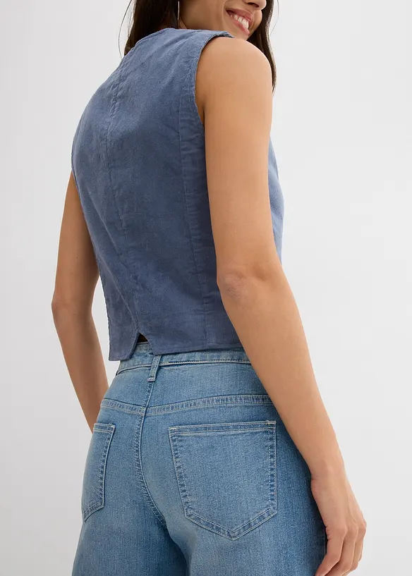 Gilet in velluto, bonprix