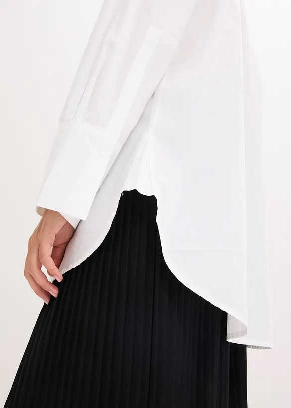 Camicetta con fiocco in puro cotone, bonprix
