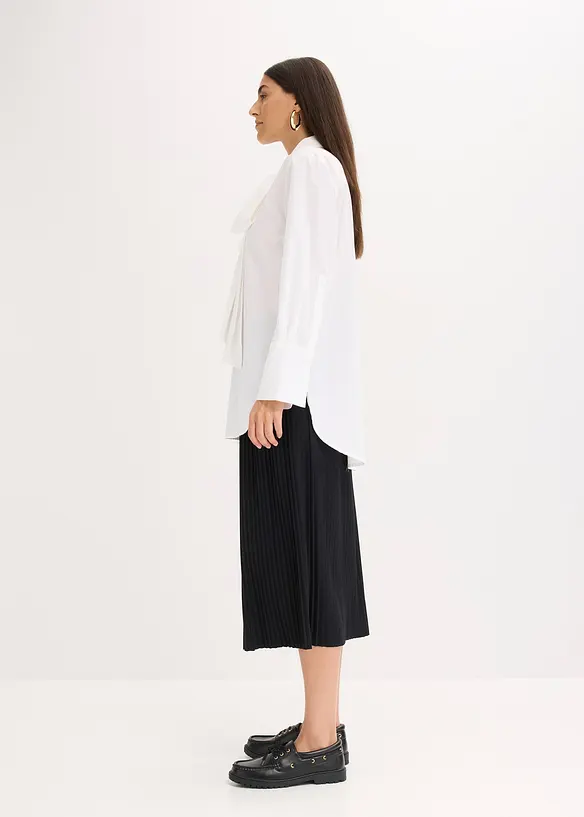 Camicetta con fiocco in puro cotone, bonprix