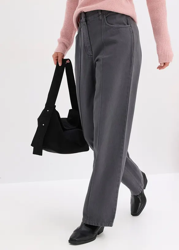 Pantaloni in twill di puro cotone, bonprix