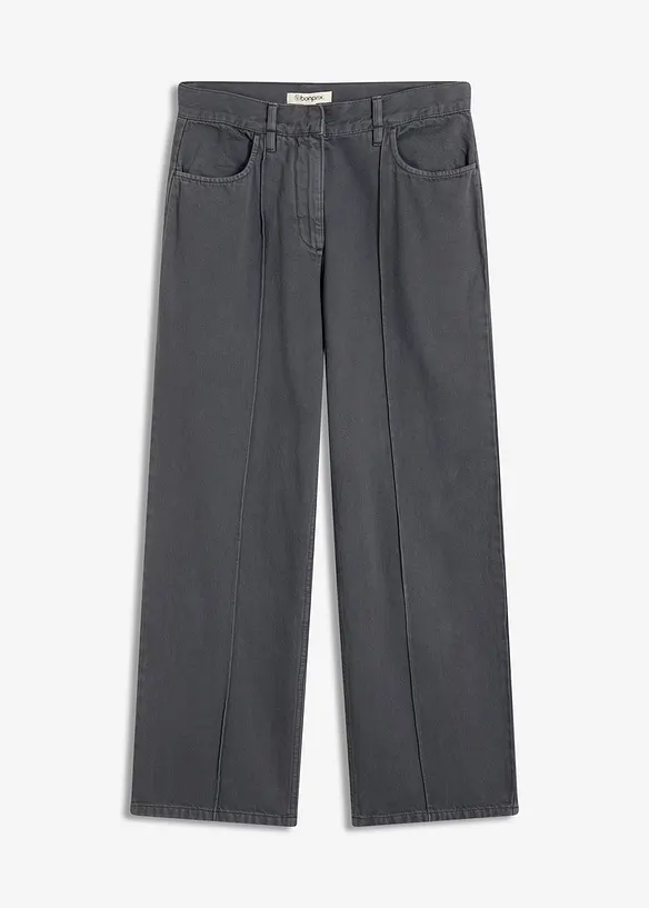 Pantaloni in twill di puro cotone, bonprix