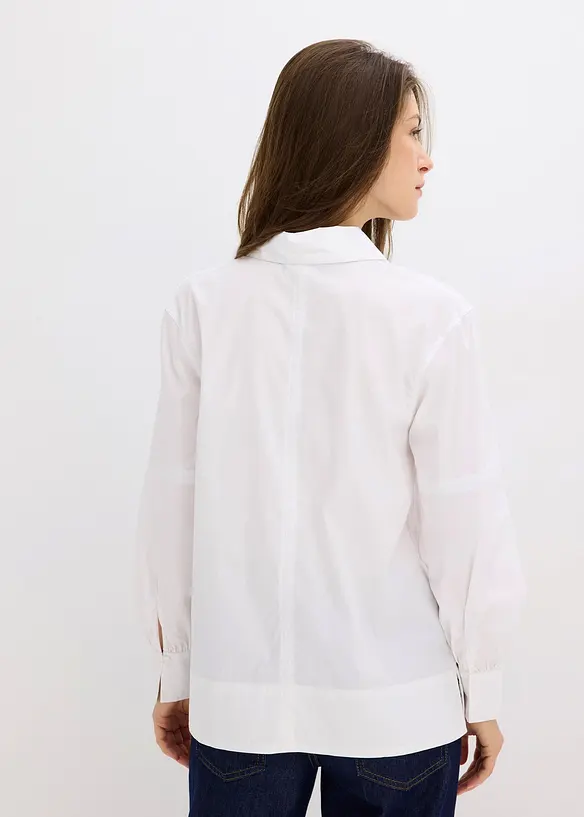 Blusa oversize con maniche voluminose, bonprix