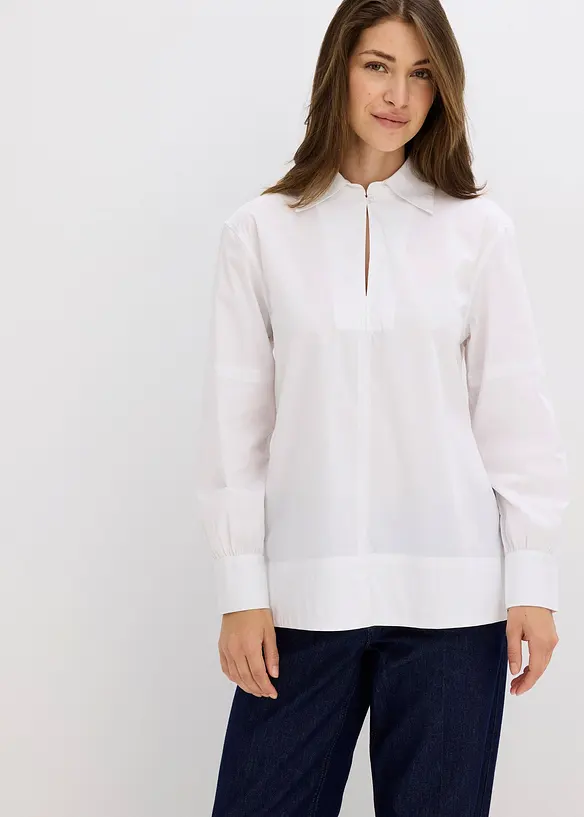Blusa oversize con maniche voluminose, bonprix