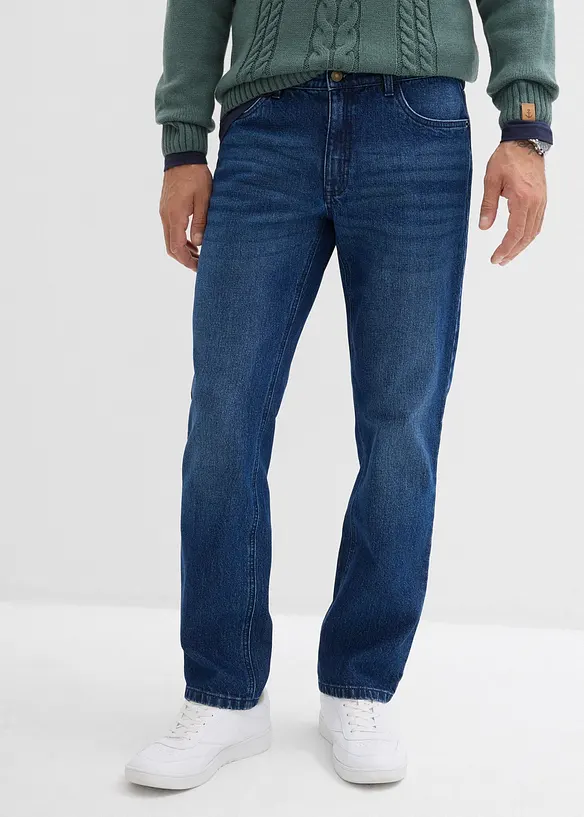 Jeans elasticizzati relaxed fit, straight, bonprix