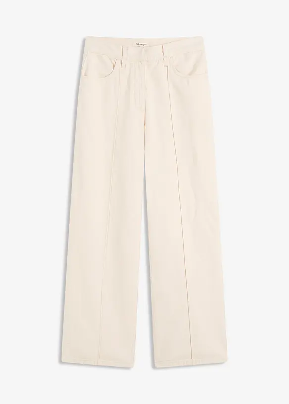 Pantaloni in twill di puro cotone, bonprix