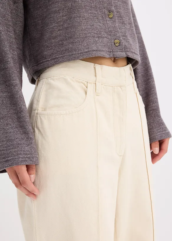 Pantaloni in twill di puro cotone, bonprix
