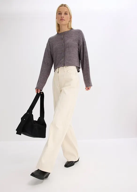 Pantaloni in twill di puro cotone, bonprix