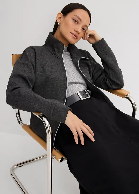 Giacca oversize in misto viscosa, bonprix