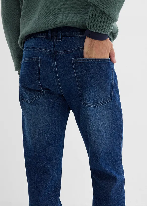 Jeans elasticizzati relaxed fit, straight, bonprix