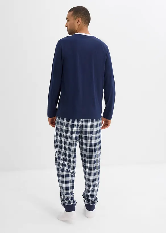 Pigiama con cotone e maniche lunghe, bonprix