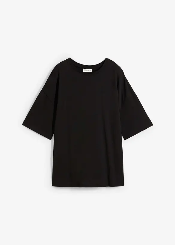 T-shirt ampia in misto cotone, bonprix