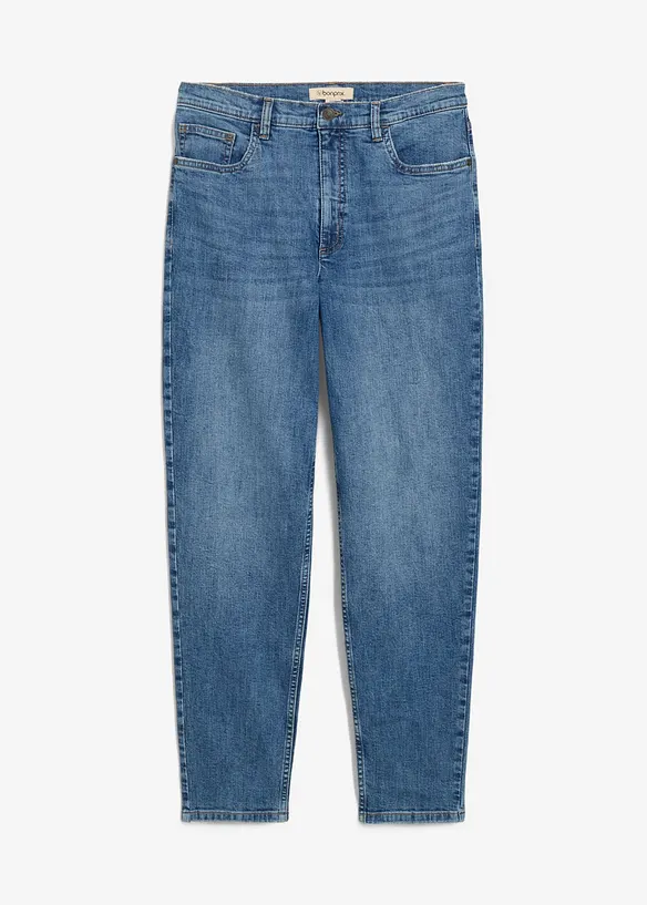 Mom jeans cropped, vita alta, bonprix