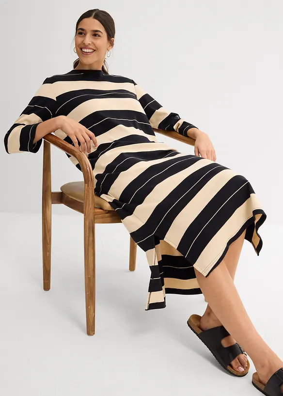 Abito in maglina di puro cotone, bonprix
