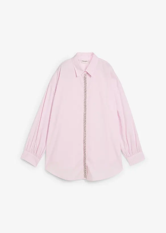 Camicia con applicazione di strass, bonprix