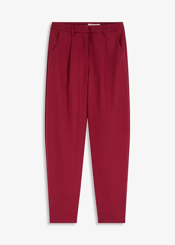 Pantaloni in tessuto in barrel shape, bonprix