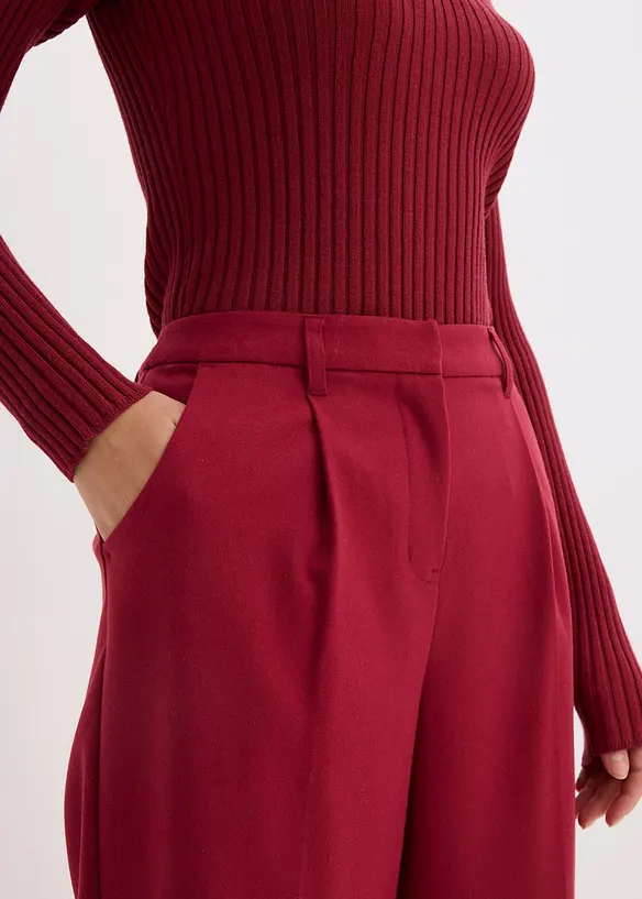 Pantaloni in tessuto in barrel shape, bonprix