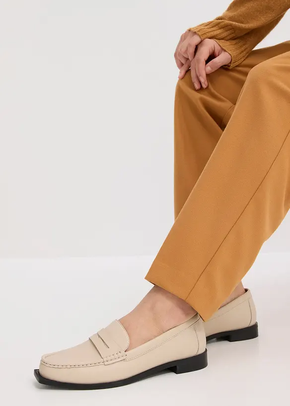 Pantaloni in tessuto in barrel shape, bonprix