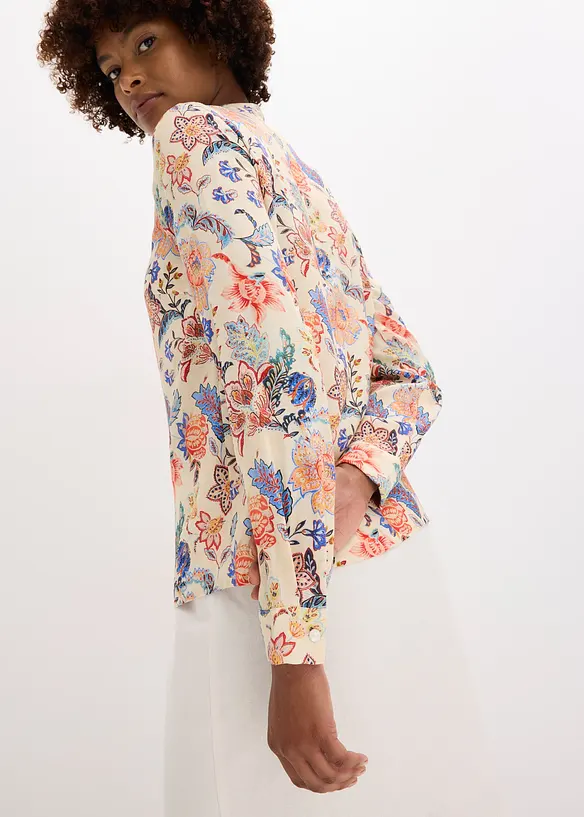 Camicetta in fantasia floreale, bonprix